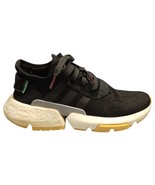 adidas Athletic Sneakers Womens Size 7 Black White Round Toe Lace Up PYV... - $82.63 CAD