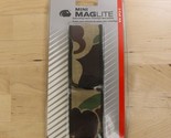 Vtg MINI MAGLITE Camouflage Nylon Belt HOLSTER - 2-Cell AA Flashlight Fu... - $21.77