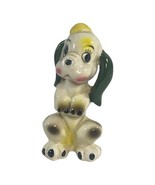 Vintage Kitschy Anthropmorphic Puppy Dog Figurine 4” Begging For Treat S... - £26.11 GBP