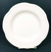 Pottery Barn Emma Salad Plate White 9 In Portugal - £11.75 GBP