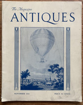 The Magazine Antiques November 1941 Vanished Kaskaskia Balloons Writing ... - $4.00