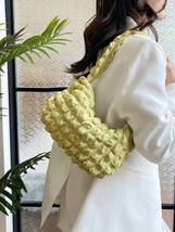 Cloud Puff Textured Shoulder Bag - $27.95