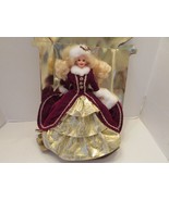 Mattel 15646 Happy Holidays Barbie 1996 Maroon Velvet No Box  LotP - $12.82