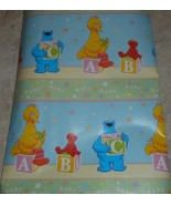  Sesame Street ABC Block Baby Shower Gift Wrapping Paper 12.5 Sq Ft Roll... - £4.39 GBP