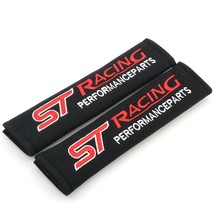 2pcs St Racing Seat Belt Cover Soft Harness Pads For Ford Focus Fiesta ST  - £10.79 GBP
