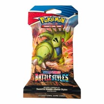 Pokemon TCG Sword &amp; Shield  Battle Styles Sleeve Booster Pack Contains Code Card - £11.15 GBP