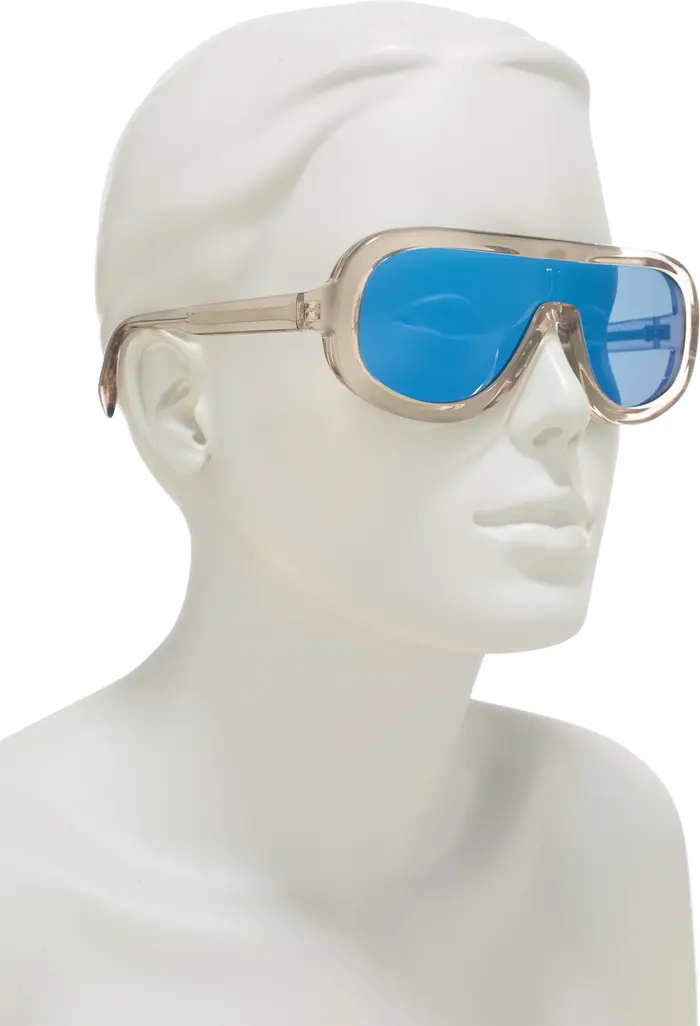 Celine CL40021I 72V Beige Transparent Blue Lens Unisex Sunglasses  - $370.00