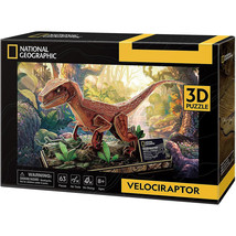 National Geographic Velociraptor 3D Puzzle 63pcs - £27.16 GBP