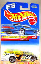 1999 Vintage Hot Wheels #973 Mega Graphics Series 1/4 FUNNY CAR Neon-Lime w/5 Sp - £10.98 GBP