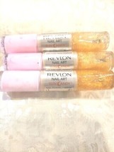3 Pack REVLON NAIL ART SUN CANDY 2-IN-1 NAIL ENAMEL, Color * # 480 Pink ... - $5.89