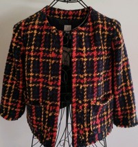 A New Day Brand ~ Ebony Multi Colored Blazer ~ Women&#39;s Size (XS) Extra S... - £20.97 GBP