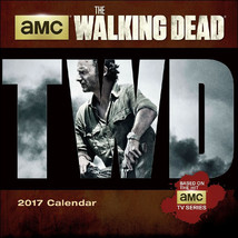 The Walking Dead TV Series 12 Month 2017 Mini Wall Calendar, NEW SEALED - £6.16 GBP