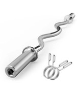 Olympic EZ Curl Bar, 47&quot; Barbell Bar for Weight Lifting, Biceps, triceps... - $3,848.69 MXN