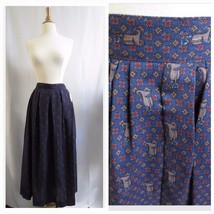 Vintage 1970s Lord and Taylor the country shop wool Equestrian midi skir... - $94.05