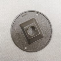 Sigma Engineered Solutions Round Metal Weatherproof Electrical Box Cover E163827 - £5.57 GBP