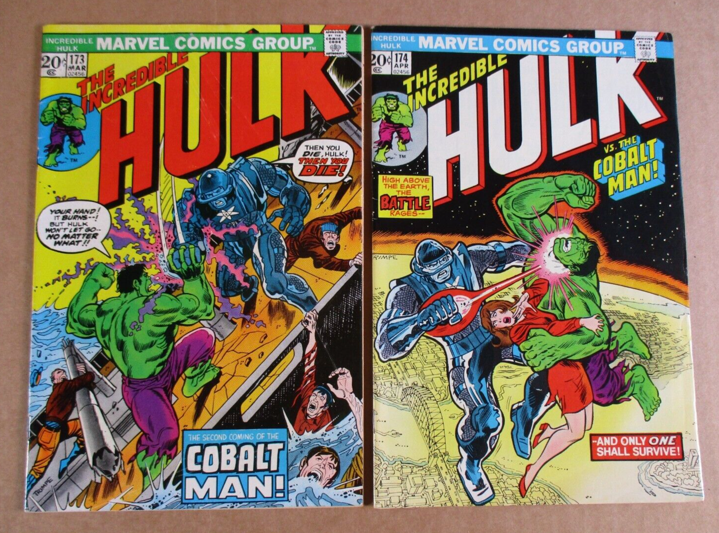 Primary image for The Incredible Hulk # 173 174 Marvel Comics 1974 Complete With Value Stamp