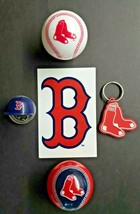 Boston Red Socks Baseball Vending Charms Lot of 5 Ball, Helmet, Key Chai... - £15.65 GBP