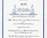 Oceanique Restaurant Wine Dinner Menu Evanston Illinois 1995 - $37.62