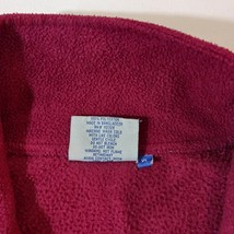 American Fleece Collection Men's Red 1/4 Zip Pullover Sweatshirt Long Sleeve XL image 3