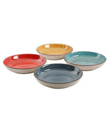 Gibson Home Color Speckle 4 Piece 10.75 Inch Stoneware Pasta Bowl Set - £53.03 GBP