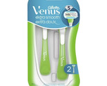 Gillette Venus Extra Smooth Green Disposable Women&#39;s Razors, 2 Count - $11.03