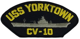 USS Yorktown CV-10 Patch - Multi-Colored - Veteran Owned Business - £10.38 GBP