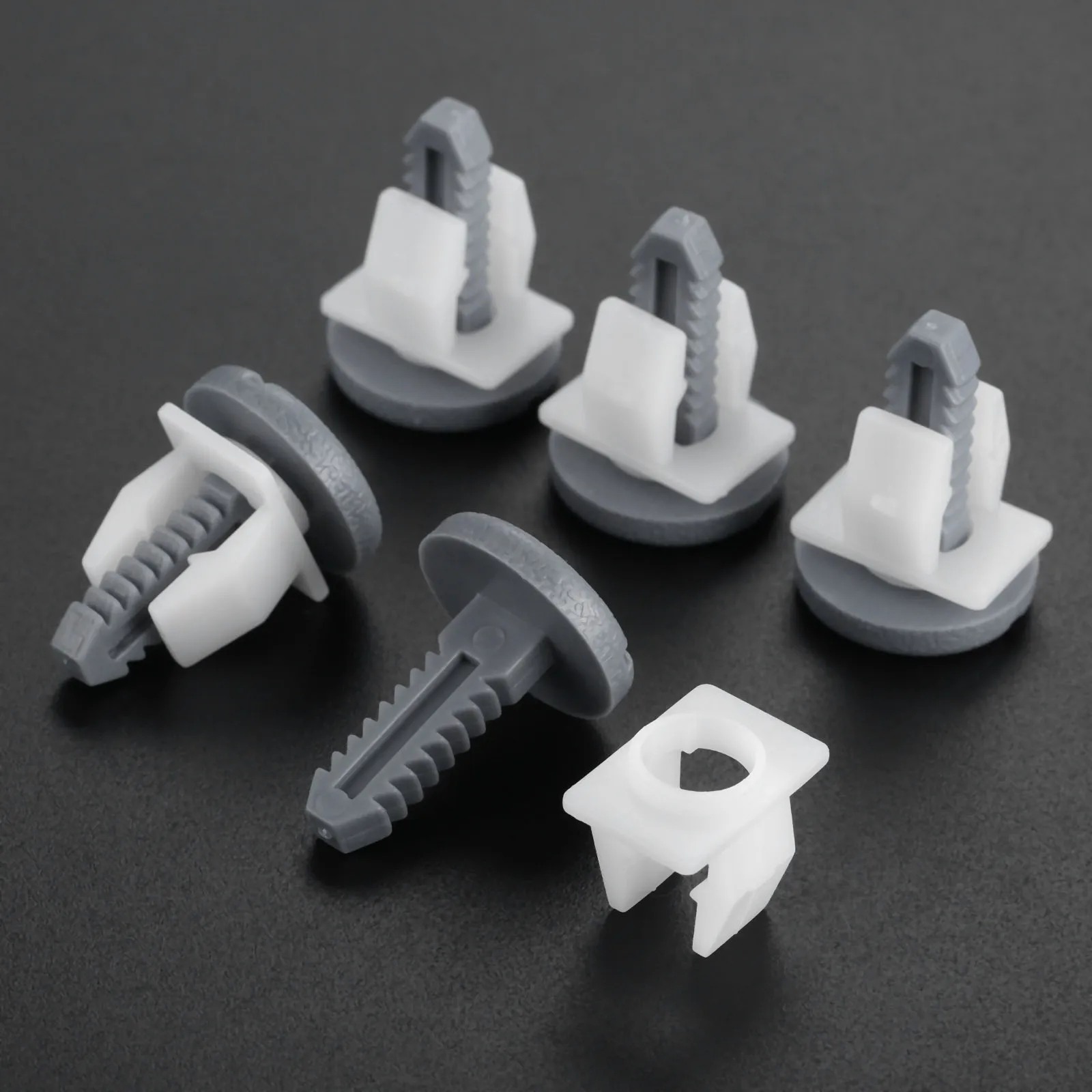 20Pcs Auto Plastic Fastener Clips Door Plate Fixed Clip Cover 6.9x13.5mm Hole - £11.06 GBP