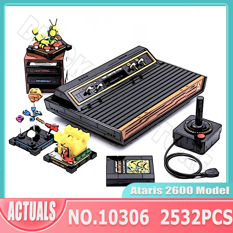 Games Toys MOC Ataris 2600 Model Console Video Computer System Icons Fit... - £146.60 GBP+