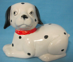 Dalmatian Dalmation Dog Figurine Brazil Art Black White Spots 4.5&quot; - £20.11 GBP