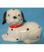 Dalmatian Dalmation Dog Figurine Brazil Art Black White Spots 4.5&quot; - £19.57 GBP