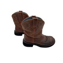 Ariat Fatbaby Saddle Western Boots Cowgirl Roper Cowboy Brown Women&#39;s 8 8B - $48.99