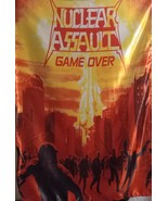 NUCLEAR ASSAULT Game Over FLAG CLOTH POSTER BANNER Thrash Metal - £15.80 GBP