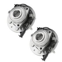 Pair Front Wheel Bearing &amp; Hub For Silverado Sierra 1500 Yukon 1500 4WD 515096 - £60.83 GBP