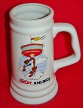 Vintage MARRIOTT&#39;S GREAT AMERICA Tazmanian Devil BEER STEIN MUG Taz 8.25... - £23.29 GBP