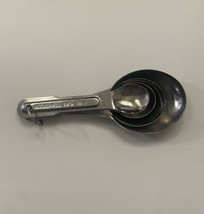 Vintage Ekco 4 Piece Measuring Spoon Set.Stainless Steel tblsp, tspn,.5tsp, .25t - $14.84