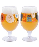 New Belgium Brewery Artful Globe Glass -2021 30th Anniversary Globe - Se... - $27.67