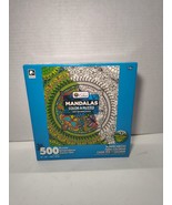 Mandalas Color-A-Puzzle Karmin Creations 500 pc Jigsaw Puzzle Butterflie... - $16.23 CAD