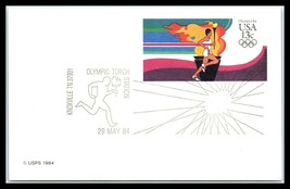 1984 US Postal Card - Olympic Torch Run, Knoxville, Tennessee N4 - £2.38 GBP