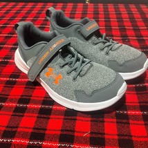 Under armor grey youth sneakers size 3y - £21.70 GBP