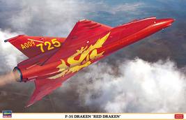 Hasegawa 1/48 Scale F-35 Draken Red Draken - Plastic Model Building Airc... - $67.31