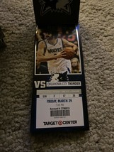 2012-13 Minnesota Timberwolves Season Tickets Stubs - £4.48 GBP