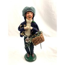 VTG Byers Choice Caroler Cries of London 1998 Candle Stick Vendor Figurine - $50.39