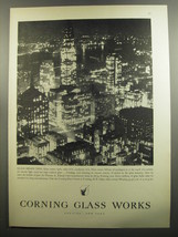1952 Corning Glass Center Ad - Glass means this. Glass means light - £14.54 GBP