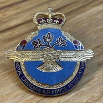 Vintage Royal Canadian Air Force Association Cap Badge KG JD - £15.80 GBP