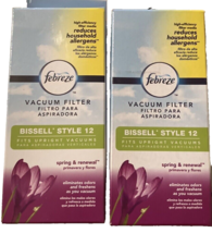 2 pk deal Febreze Vacuum filter, Bissell, Style 12 , Scent: Spring &amp; Renewal - £16.09 GBP