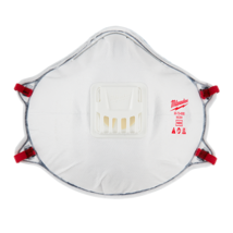 Milwaukee N95 Valved Respirator Mask with Gasket 48-73-4002 W/ Adjustabl... - £11.45 GBP