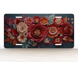 3D Mexican Floral Novelty Car License Plate Flowers - $15.79