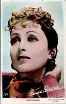 RPPC Actress Luise Rainer Metro Goldwyn Mayer Pictures Art Photo Postcard U13 - £5.97 GBP