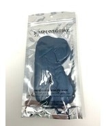 Simplosophy Embroidered Satin Eye Mask w/Ear Plugs - Blue - $8.57 CAD
