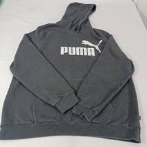 Puma Men’s Gray Long Sleeve Hoodie Pullover Sweatshirt Size 2XL - £14.50 GBP